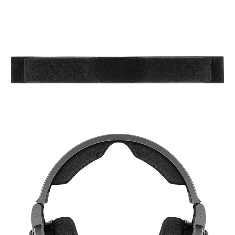 Geekria وسادة رأس من قماش مش Mesh Geekria متوافقة مع سماعات Sennheiser HD650 و HD660S و HD660S2، قطعة إصلاح بديلة (أسود) - Image 1